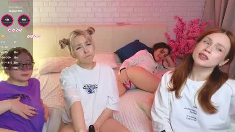 Snapshot of _ramune_ chatting on February 9, 2025, 5:43 pm Merlizz Eva Jane Mila Nicole left to right online show from February 9, 2025, 5:43 pm