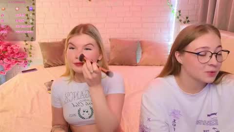 Snapshot of _ramune_ chatting on October 12, 2025, 8:19 pm Merlizz Eva Jane Mila Nicole left to right online show from October 12, 2025, 8:19 pm