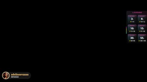 adeline online show from November 11, 2025, 7:25 pm