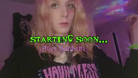 Alice Hatchette online show from June 19, 2026, 7:06 pm