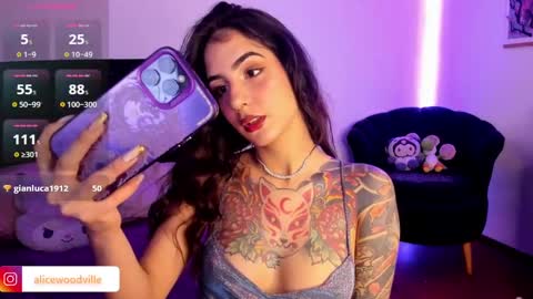 Snapshot of alicewoodville chatting on December 25, 2024, 10:16 pm Alice online show from December 25, 2024, 10:16 pm