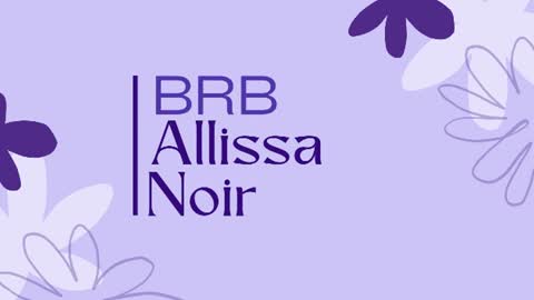 Snapshot of allissa_noir chatting on July 3, 2026, 2:18 am Allissa online show from July 3, 2026, 2:18 am