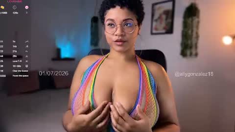Snapshot of allygonzalez18 chatting on July 1, 2026, 1:02 pm Ally online show from July 1, 2026, 1:02 pm