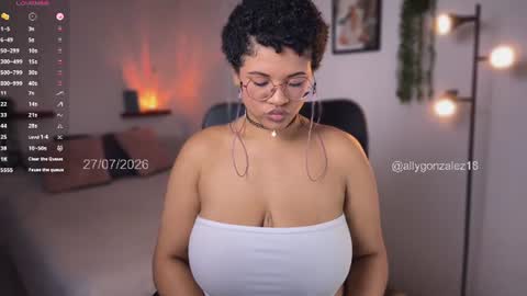 Snapshot of allygonzalez18 chatting on July 27, 2026, 10:22 am Ally online show from July 27, 2026, 10:22 am