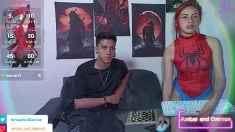 AMBAR AND DAIMON online show from October 24, 2025, 8:11 am