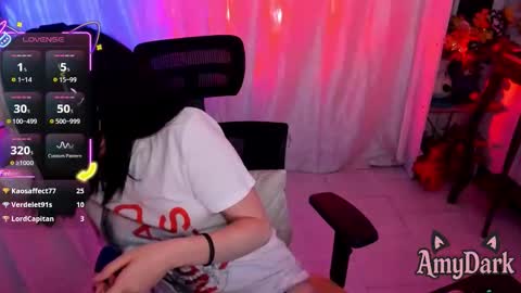 Snapshot of amydark chatting on January 12, 2026, 10:26 pm Amy online show from January 12, 2026, 10:26 pm
