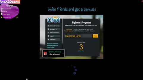 Snapshot of anax3dreams chatting on February 21, 2025, 3:45 am AnaX3Dreams online show from February 21, 2025, 3:45 am