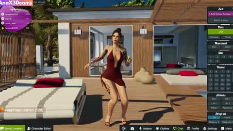 Snapshot of anax3dreams chatting on February 26, 2025, 2:36 pm AnaX3Dreams online show from February 26, 2025, 2:36 pm