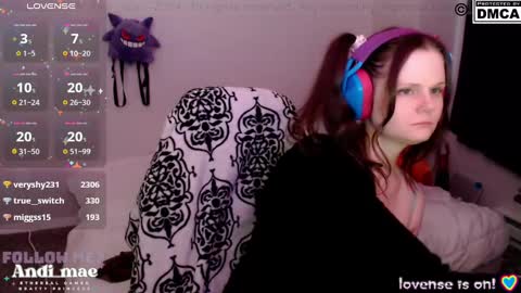 Snapshot of andi_mae chatting on January 2, 2025, 10:11 pm Andi online show from January 2, 2025, 10:11 pm