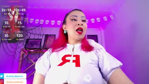 Snapshot of andrea_bloomix chatting on October 25, 2025, 1:18 pm Andrea Bloomix online show from October 25, 2025, 1:18 pm