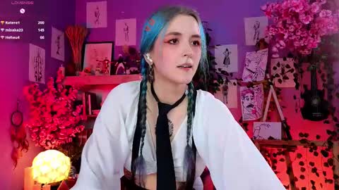 Snapshot of anna_bloom_ chatting on February 21, 2025, 7:10 pm Violett online show from February 21, 2025, 7:10 pm