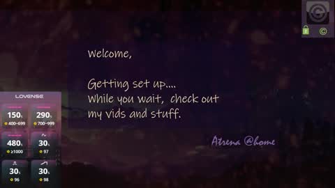 Atrena online show from February 23, 2026, 12:41 am