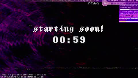 Aurora  Aura online show from January 10, 2025, 5:05 am