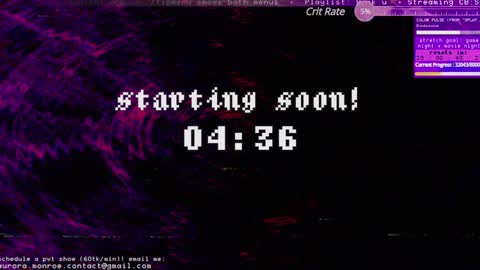 Aurora  Aura online show from January 12, 2025, 4:10 am