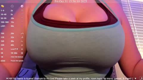 Ayana Delatorre online show from October 31, 2025, 10:55 pm