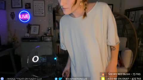 Beck the tongue online show from September 18, 2025, 10:23 pm