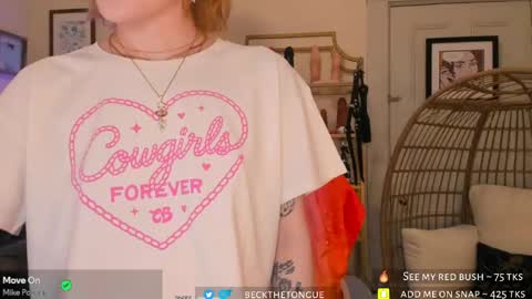 Beck the tongue online show from May 6, 2026, 5:51 pm