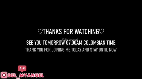 In instagran bel myangel online show from February 25, 2025, 8:09 pm