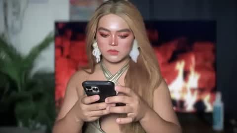 Snapshot of blackbarbiechantalxvx chatting on February 2, 2025, 4:32 pm blackbarbiechantalxvx online show from February 2, 2025, 4:32 pm