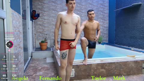 Snapshot of boysgang_sex chatting on January 19, 2025, 5:39 pm Angelo Mark Fernando Taylor online show from January 19, 2025, 5:39 pm
