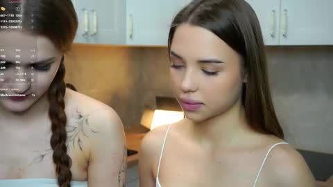 Snapshot of cathrinetunick chatting on February 1, 2026, 6:23 am Aria and Kira online show from February 1, 2026, 6:23 am