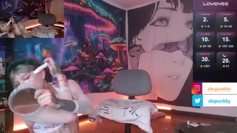 Snapshot of charlotbelucci_ chatting on March 6, 2025, 11:14 am Ale punky online show from March 6, 2025, 11:14 am