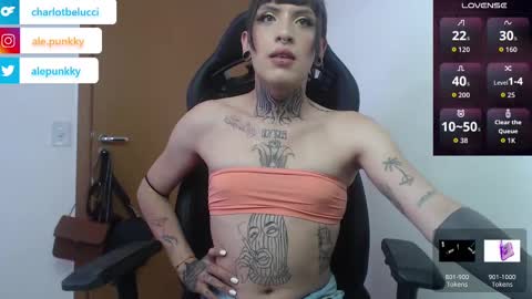 Snapshot of charlotbelucci_ chatting on October 19, 2025, 6:08 pm Ale punky online show from October 19, 2025, 6:08 pm