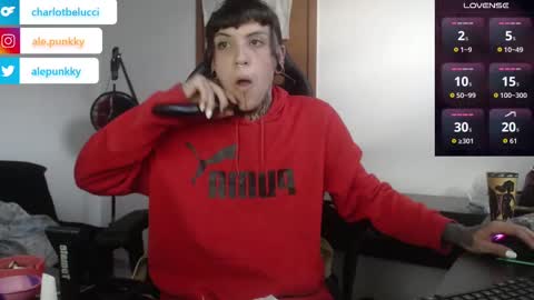 Snapshot of charlotbelucci_ chatting on October 26, 2025, 8:42 am Ale punky online show from October 26, 2025, 8:42 am