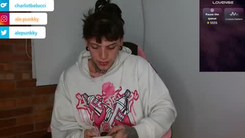 Snapshot of charlotbelucci_ chatting on November 4, 2025, 9:08 am Ale punky online show from November 4, 2025, 9:08 am