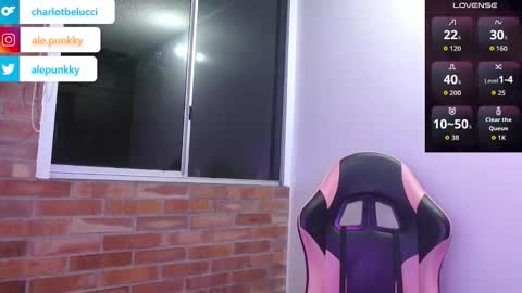 Snapshot of charlotbelucci_ chatting on November 9, 2025, 7:06 am Ale punky online show from November 9, 2025, 7:06 am