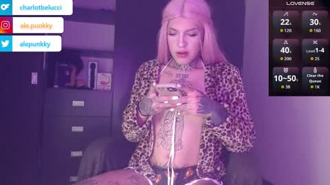 Snapshot of charlotbelucci_ chatting on November 21, 2025, 7:29 am Ale punky online show from November 21, 2025, 7:29 am