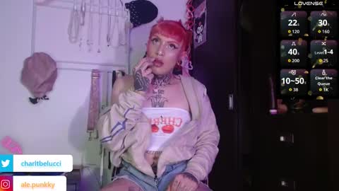 Snapshot of charlotbelucci_ chatting on February 4, 2026, 12:38 am Ale punky online show from February 4, 2026, 12:38 am