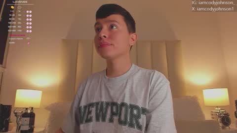 Snapshot of cody_johnsonn_ chatting on February 16, 2026, 9:00 pm CODY online show from February 16, 2026, 9:00 pm