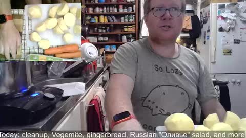 Snapshot of cookieliquor chatting on December 27, 2024, 1:18 pm Cookie - I do cooking streams occasionally. Next stream online show from December 27, 2024, 1:18 pm