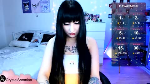 Snapshot of crystalsomnia chatting on November 13, 2025, 3:11 pm Sasha Make me moan with patterns good music here online show from November 13, 2025, 3:11 pm