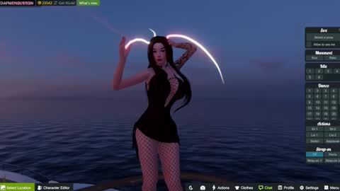 Snapshot of dafne_houston chatting on October 23, 2025, 6:50 pm DAFNE online show from October 23, 2025, 6:50 pm