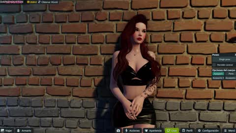 Snapshot of dafne_houston chatting on December 1, 2025, 7:52 pm DAFNE online show from December 1, 2025, 7:52 pm