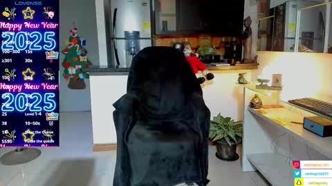 SANTI  independent model online show from December 5, 2025, 2:09 am