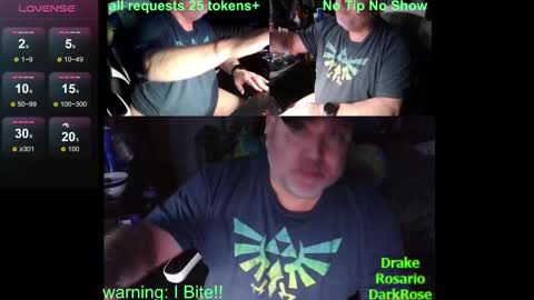 Drake D Vamp aka Drake DarkRose online show from January 13, 2025, 3:45 am