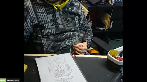 drawingcock online show from January 1, 2025, 8:04 pm