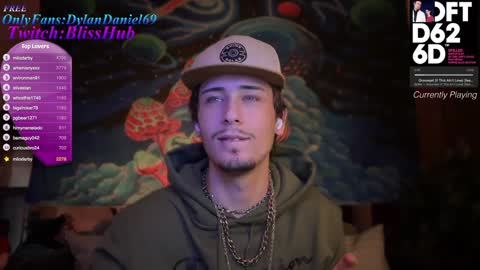 Dylan Daniel 7.8 online show from December 13, 2024, 8:15 pm