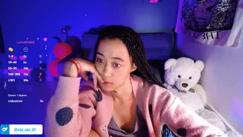 Snapshot of ela_0 chatting on January 9, 2025, 4:41 am Ela  Help me reach 100 thumbs up online show from January 9, 2025, 4:41 am