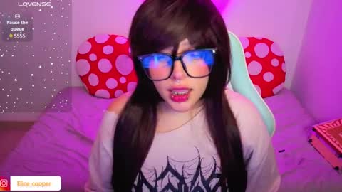 Snapshot of elicecooper chatting on April 10, 2026, 6:51 am Elice Cooper new account online show from April 10, 2026, 6:51 am