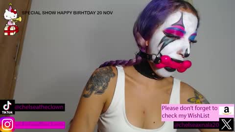 Chelsea  Please help me to reach 100 thumbs up online show from November 12, 2025, 6:30 pm