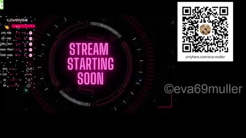 Snapshot of eva69muller chatting on February 8, 2025, 8:52 am Eva  next show  8pm CEST AMST online show from February 8, 2025, 8:52 am