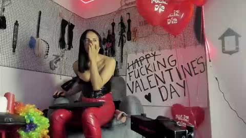 Snapshot of evil_sammy chatting on February 14, 2026, 9:22 pm Mistress Sammy online show from February 14, 2026, 9:22 pm