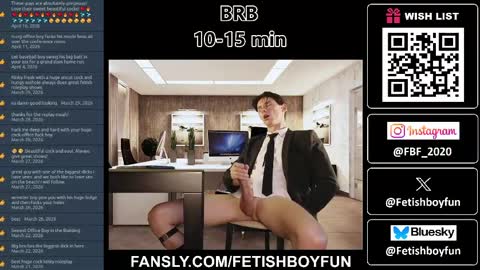FetishBoyFun online show from April 18, 2026, 7:58 pm