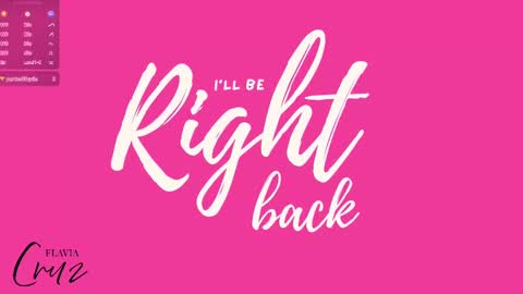 Flavia online show from October 4, 2025, 7:34 pm