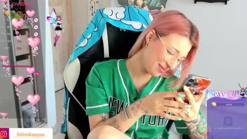 Snapshot of folinskaayaa chatting on February 18, 2025, 3:31 am folinskaayaa online show from February 18, 2025, 3:31 am