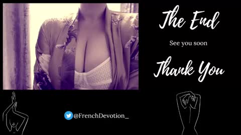 Snapshot of french_devotion chatting on January 12, 2025, 12:33 pm Louise or Lou 3 online show from January 12, 2025, 12:33 pm